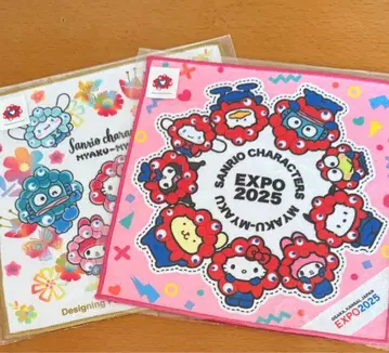 산리오 미야쿠미야쿠 EXPO 2025 미니 타월 2개