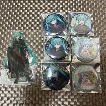 하츠네 미쿠 NEW YEAR SHOP 콜라보 캔뱃지 설날 아크릴 스탠드