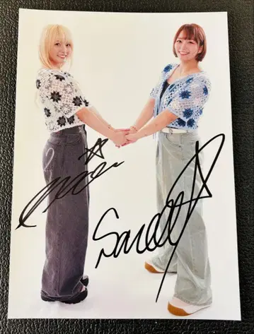 Sareee 선수 나츠포이 선수 사인입 포트레이트 STARDOM 스타덤