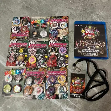 OVERDRIVE 10주년 기념 라이브 Blu-ray + 핀 배지 세트