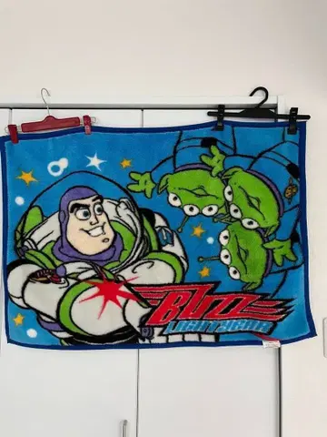 토이스토리 버즈 에이리언 일본제 담요 모포 무릎 담요 헤이세이 레트로