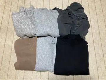 GU 맨투맨 세트 묶음 판매 6점