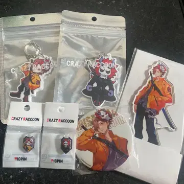 CrazyRaccoon CR 아리사카 굿즈 세트