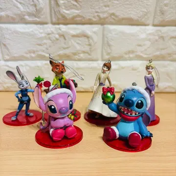 디즈니 happy 복권 오너먼트 크리스마스 겨울왕국 스티치 주토피아