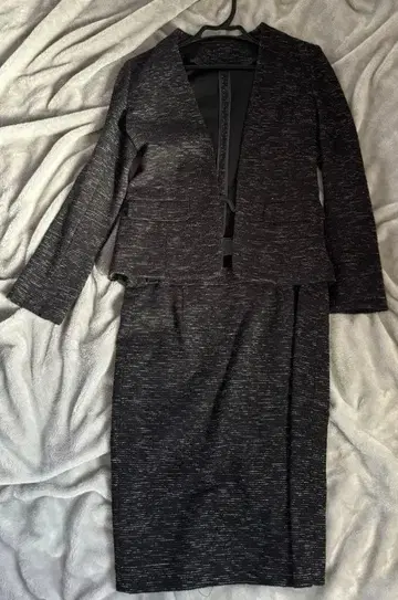 [ 미사용 새상품 ] AOKI destyle 트위드 셋업