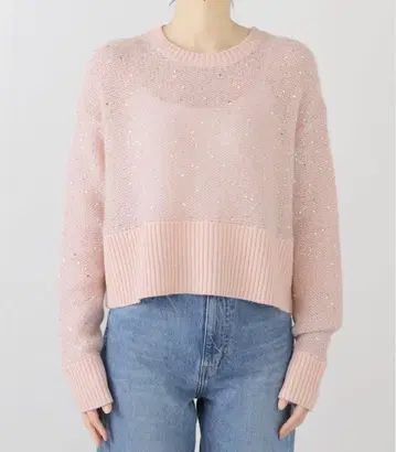 이에나 스팽글 풀오버 니트