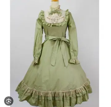 클래시컬 인형 드레스 그린 기간 한정 가격 인하 중