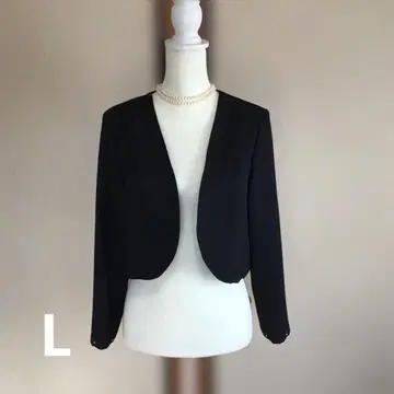 기모노 리메이크 소매가 귀여운 몸통 안감 부착 볼레로 L 사이즈