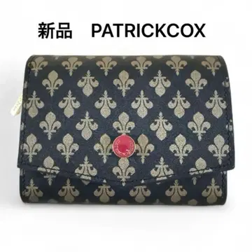 [ 새상품 ] 패트릭 콕스 킹스 접이식 지갑 핑크 x 블랙 베이스 골드