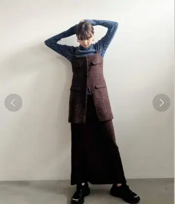 AMERI GLITTER TWEED I LINE SKIRT