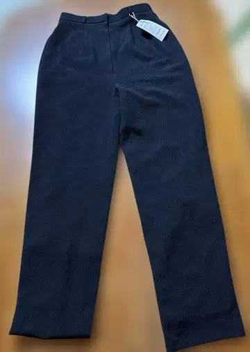 단바 크레이프 원단 블랙 슬랙스