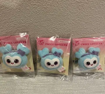 TWICE LOVELY 봉제 인형 헤어핀 나연 3개