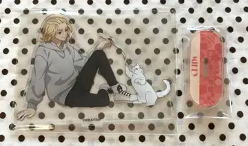 도쿄 리벤저스 고양이와 놀자 아크릴 스탠드 마이키 사노 만지로