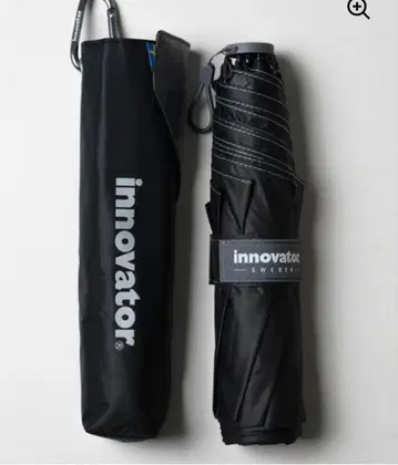 innovator 접이식 우산 블랙 IN-60M 우천 겸용 접이식