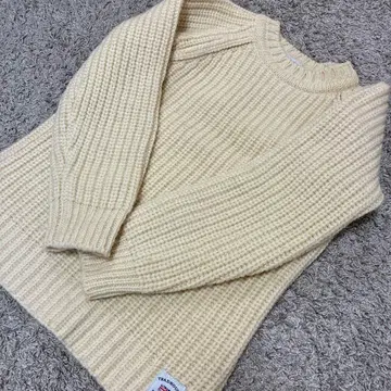 TRADHOUND 울 리브 니트 스웨터 일본 사이즈 S~M