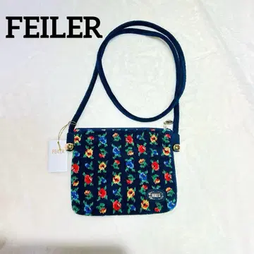 페이러 카리나 숄더백 FEILER 꽃무늬 미사용 새상품 택 포함