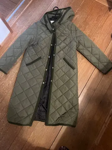 BEAMS HEART 퀼팅 롱 코트 S