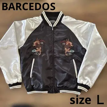 BARCEDOS 후지산 드래곤 자수 스카잔 일본제 L 사이즈