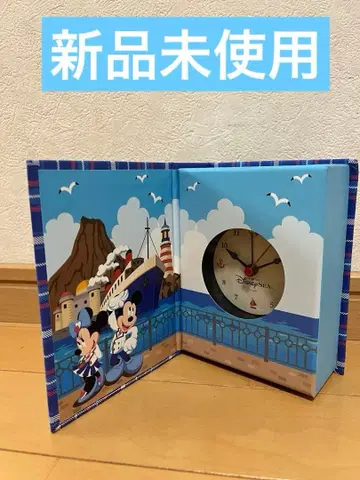 도쿄디즈니씨 북형 시계 미키 미니 2016년 KIRIN 오리지널