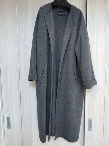그레이 롱 코트 블렌하임