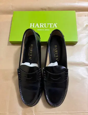 HARUTA 로퍼 블랙 24.5cm