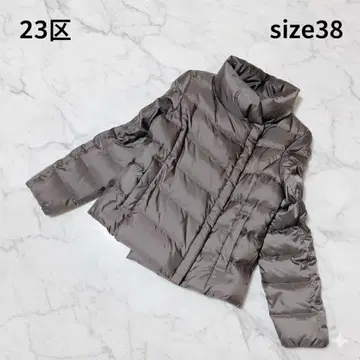 [ 새상품급 ] 23구 다운 자켓 숏 기장 38 그레이지 다운 90%