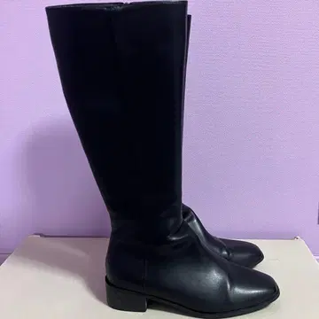 차칸 신발 롱 부츠 블랙