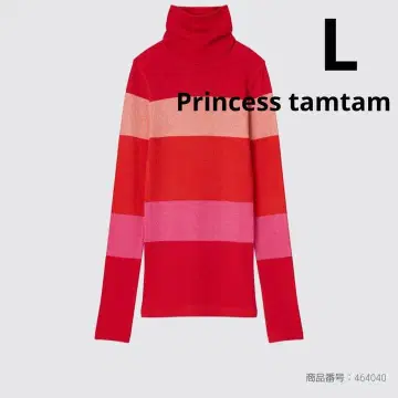 [ 유니클로 x 프린세스 탐탐 ] 히트텍 심리스 리브 터틀넥 T L