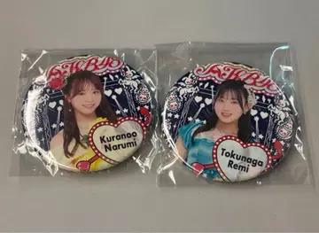 AKB48 다이마루 대 의상전 캔뱃지 쿠라노오 나루미 / 토쿠나가 레이미