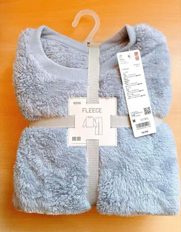 UNIQLO 퍼리 플리스 상하의 세트 M 사이즈 퍼플