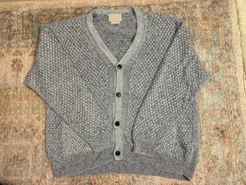 YOKE MESHED KNIT CARDIGAN
