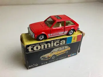 토미카 블랙 상자 4-4 마쓰다 파밀리아 1500 XG 일본제 당시 물품