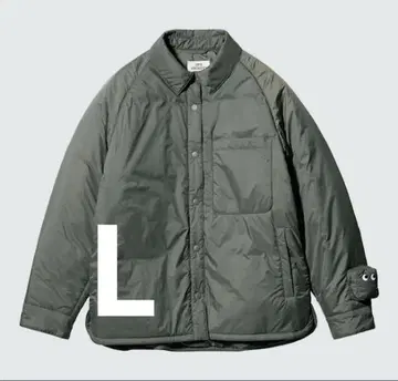 [새상품급] 유니클로 안야 힌드마치 퍼프 테크 셔츠 자켓 L 사이즈