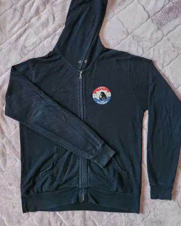 HYSTERICGLAMOUR 블랙 풀 집업 후드티 히스걸