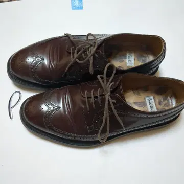 폴스미스 다크 브라운 가죽 옥스퍼드 신발