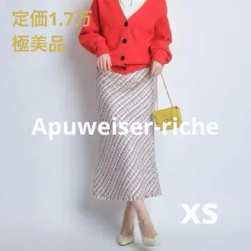 [컨디션 최상] 정가 1.7만 Apuweiser-riche 트위드 스커트