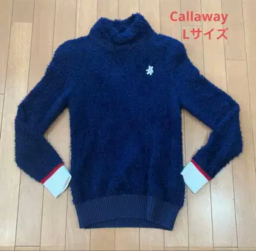 Callaway 네이비 터틀넥 스웨터