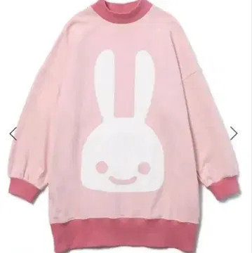 cune 큔 롱 맨투맨 핑크