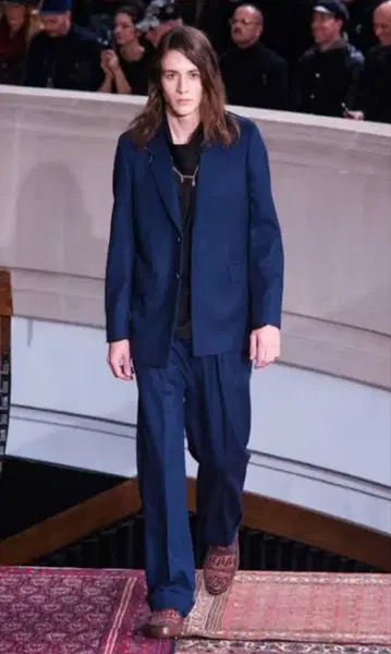 Paul Smith 기하학 패턴 데크 슈즈 UK7