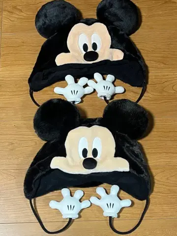 디즈니 미키마우스 팬캡 2개 세트