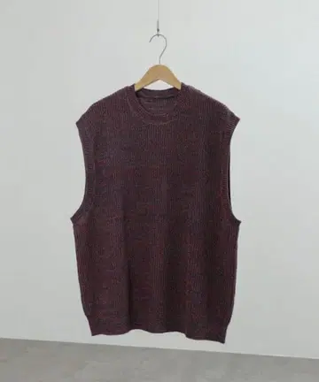 니트 베스트 컬러 믹스 남성용 L 사이즈