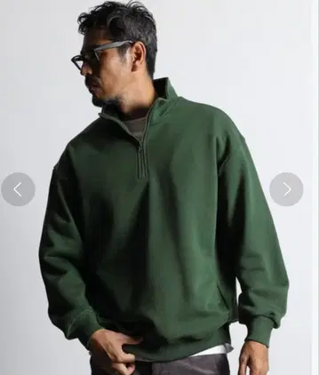 더퍼 13온스 헤비 웨이트 하프 지퍼 맨투맨 트레이닝복