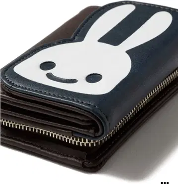 CUNE 토끼 플랩 지갑 새상품 3단 접이식 지갑 지갑 큔
