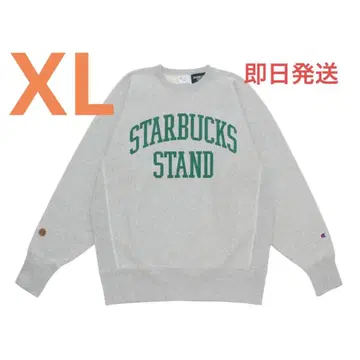 STARBUCKS STAND by BEAMS Champion 맨투맨