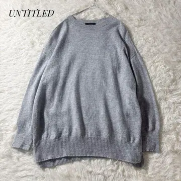언타이틀 캐시미어 실크 크루넥 워셔블 2LT 빅 사이즈