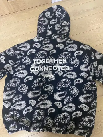 ZARA 페이즐리 무늬 자켓 XL