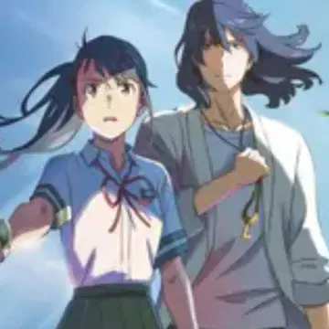 신카이 마코토 스즈메의 문단속 B2 포스터