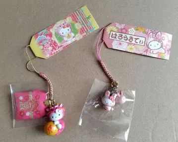 헬로키티 스트랩 2개 세트