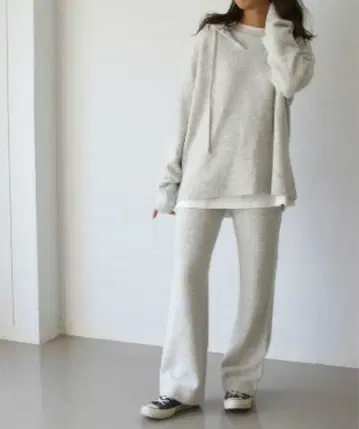 CANALJEAN RCW *후드 니트 셋업