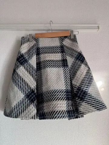 SNIDEL 스나이델 로빙 체크 미니 스커트 S 0